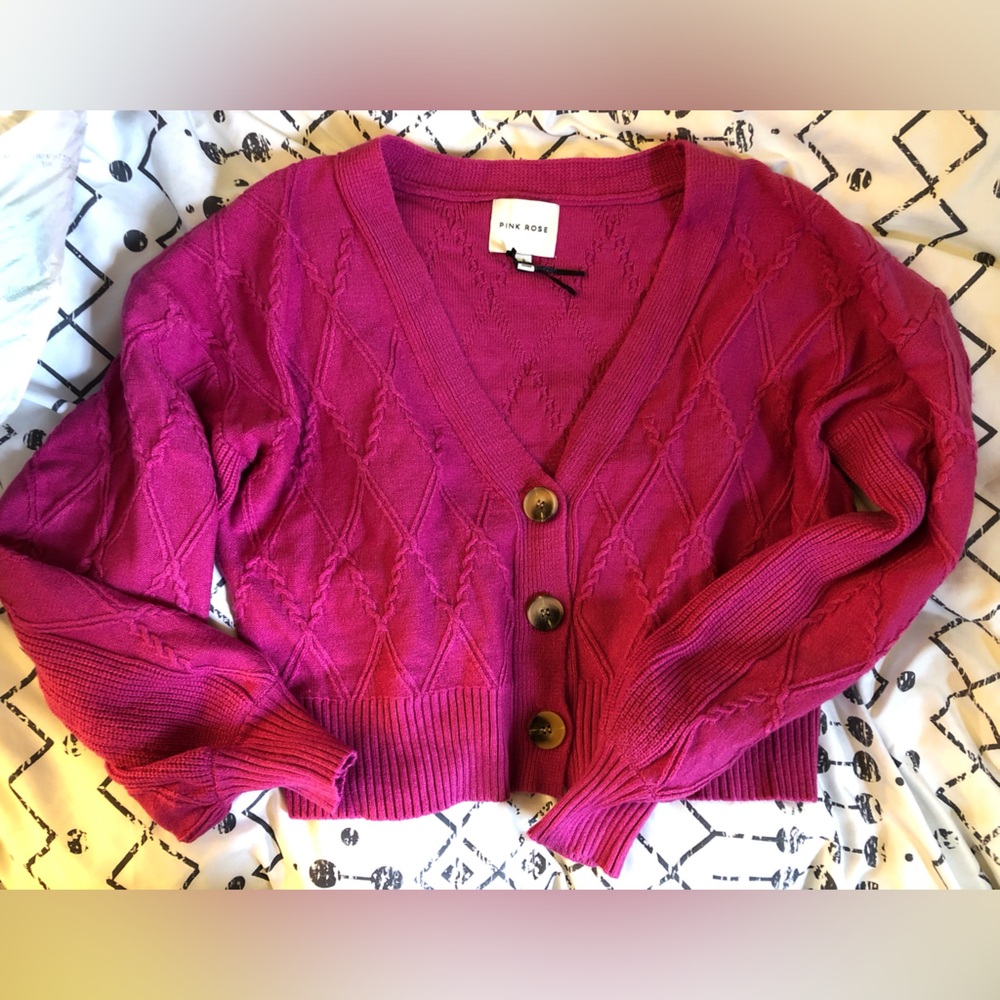 Gorgeous pink cardigan